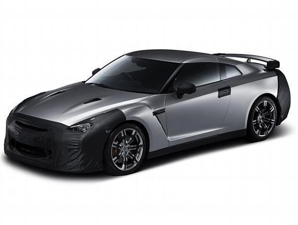 NISSAN GT-R with mask.